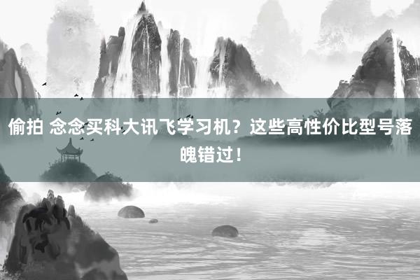 偷拍 念念买科大讯飞学习机？这些高性价比型号落魄错过！