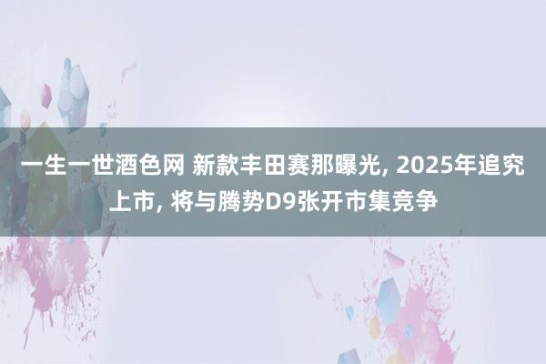 一生一世酒色网 新款丰田赛那曝光, 2025年追究上市, 将与腾势D9张开市集竞争